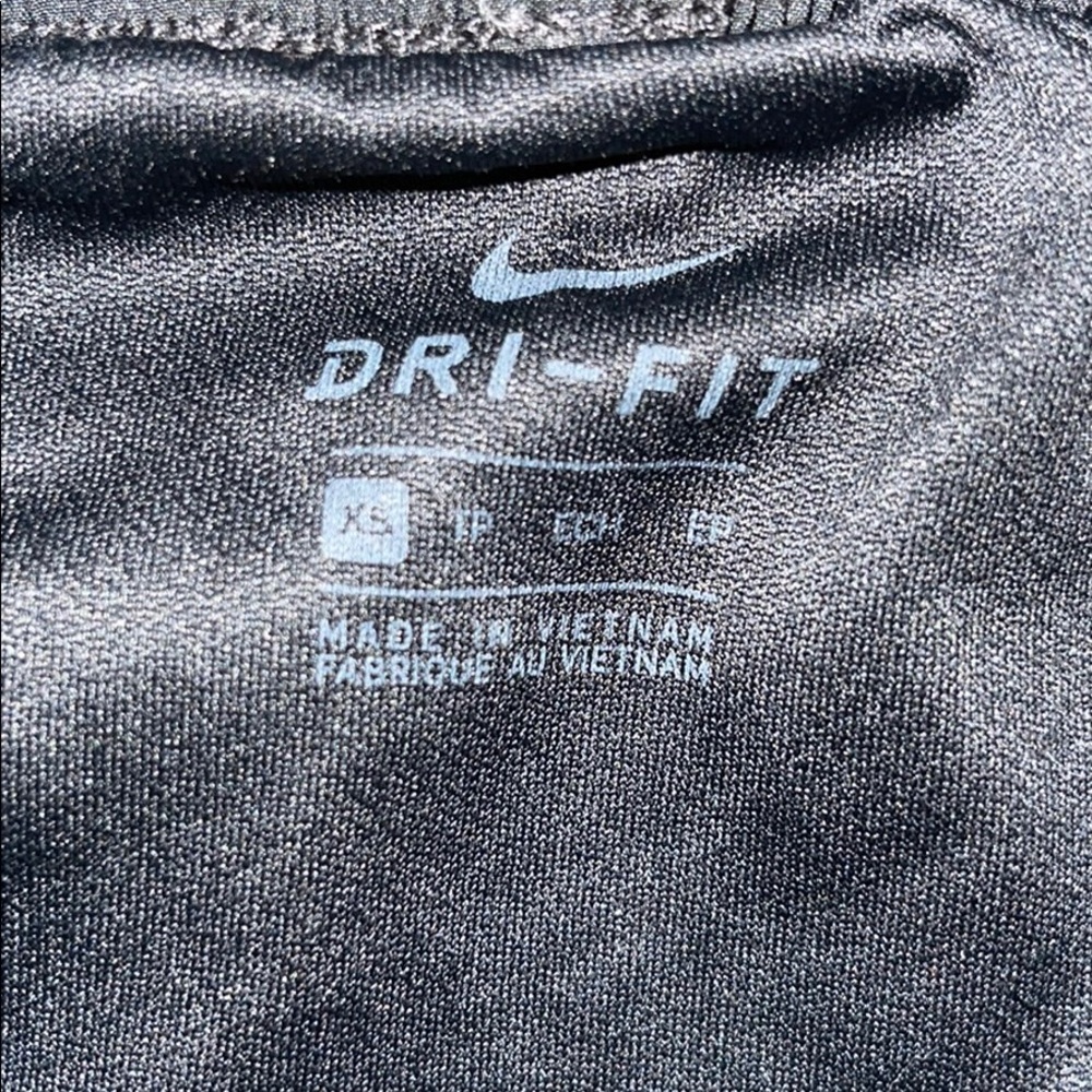 Nike Black Dri Fit Running Shorts With White Trim Size XS - Picture 3 of 5